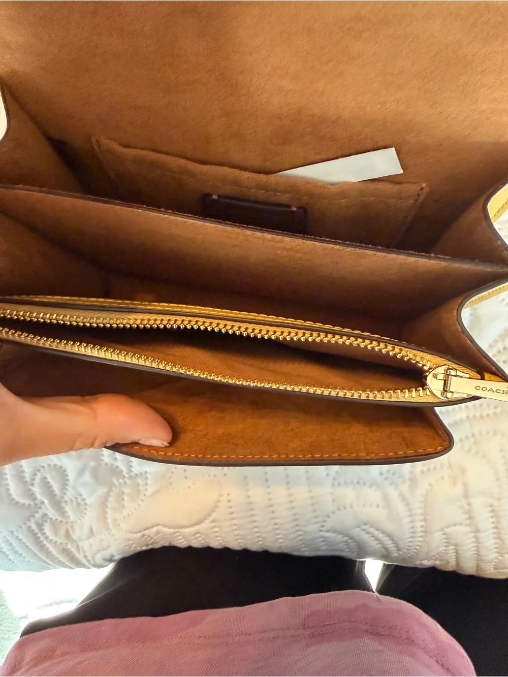 Coach Patent Leather Crossbody Klare